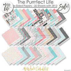 The Purrrfect Life - Paper & Sticker Kit 12X12 (Ds)