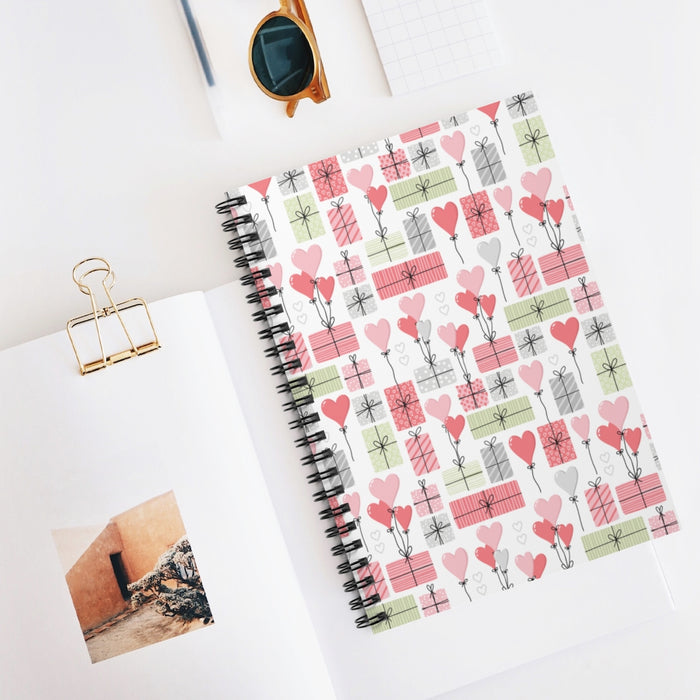 Valentine Gifts Spiral Lined Notebook