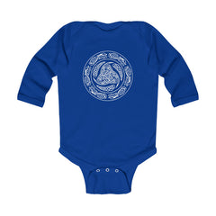 Viking Shield Long Sleeve Bodysuit Scandinavian Design Studio