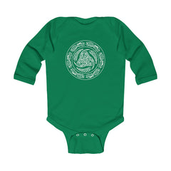 Viking Shield Long Sleeve Bodysuit Scandinavian Design Studio