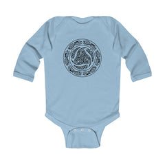 Viking Shield Long Sleeve Bodysuit Scandinavian Design Studio