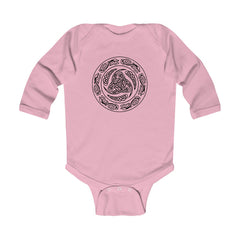 Viking Shield Long Sleeve Bodysuit Scandinavian Design Studio