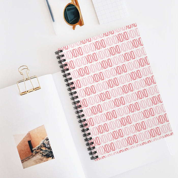 XOXO Spiral Lined Notebook