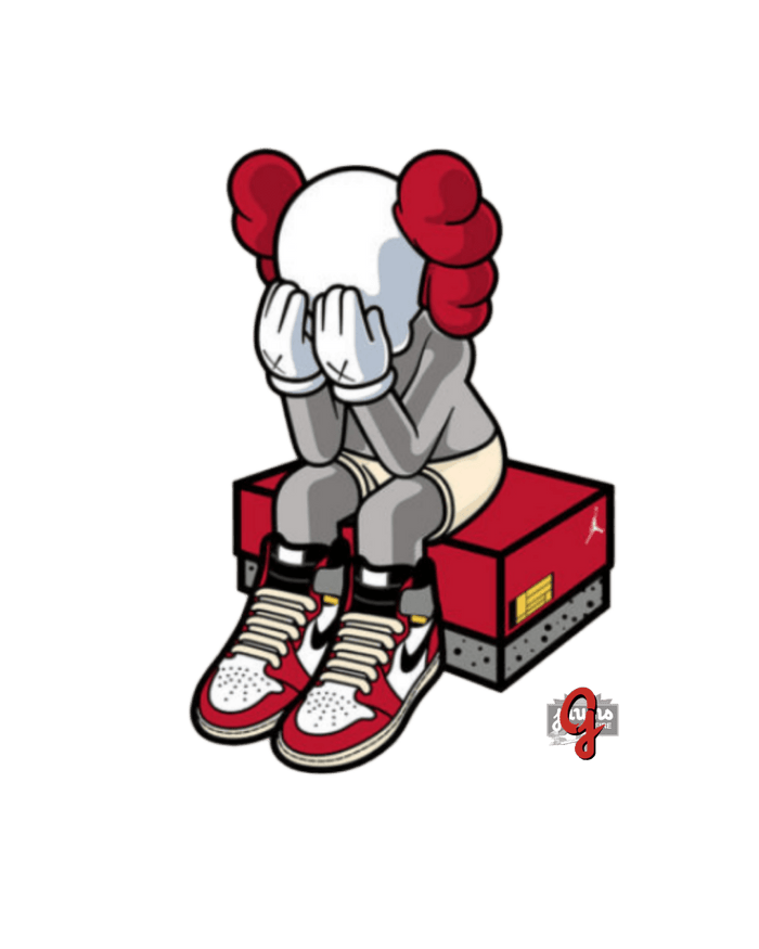 Jordan 1 Union Kaws - Original Jawns - White T-Shirt - T-Shirt - Jawns on Fire Sneakers & Shoes