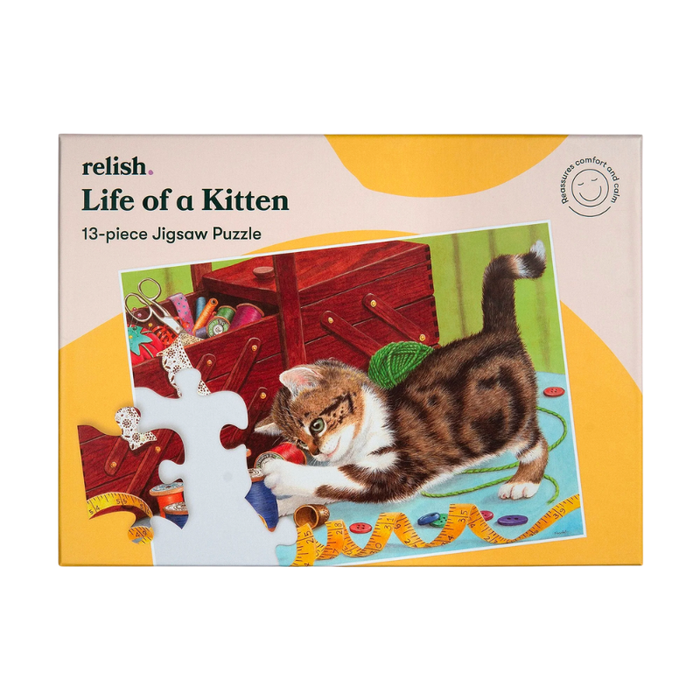 13-Piece Jigsaw Puzzle Life of a Kitten