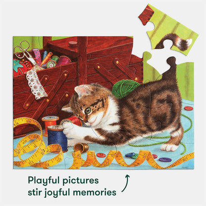 13-Piece Jigsaw Puzzle Life of a Kitten