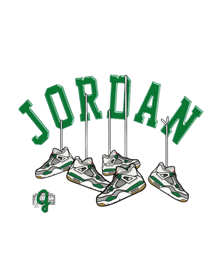 Jordan 4 Pine Green - Original Jawns - White T-Shirt - T-Shirt - Jawns on Fire Sneakers & Shoes