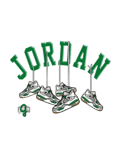 Jordan 4 Pine Green - Original Jawns - White T-Shirt - T-Shirt - Jawns on Fire Sneakers & Shoes