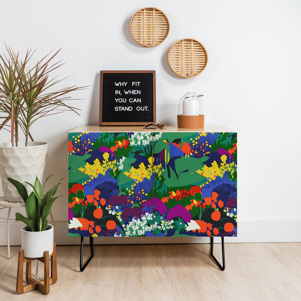 83 Oranges A Beautifully Dark Mind Credenza