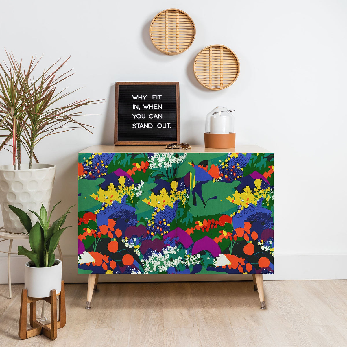83 Oranges A Beautifully Dark Mind Credenza