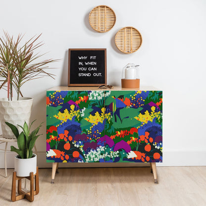 83 Oranges A Beautifully Dark Mind Credenza