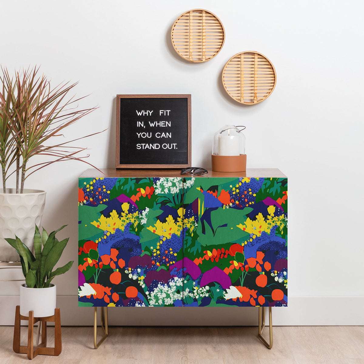 83 Oranges A Beautifully Dark Mind Credenza