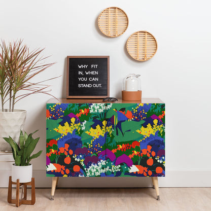 83 Oranges A Beautifully Dark Mind Credenza