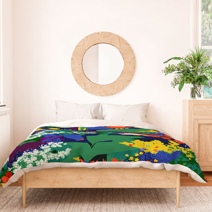 83 Oranges A Beautifully Dark Mind Duvet Cover
