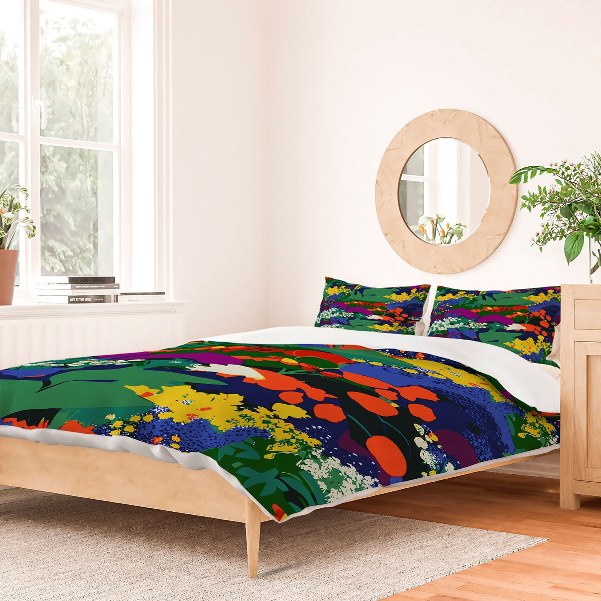 83 Oranges A Beautifully Dark Mind Duvet Cover