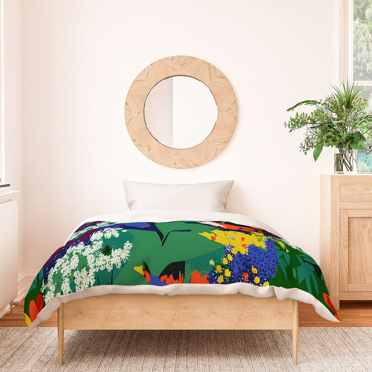 83 Oranges A Beautifully Dark Mind Duvet Cover
