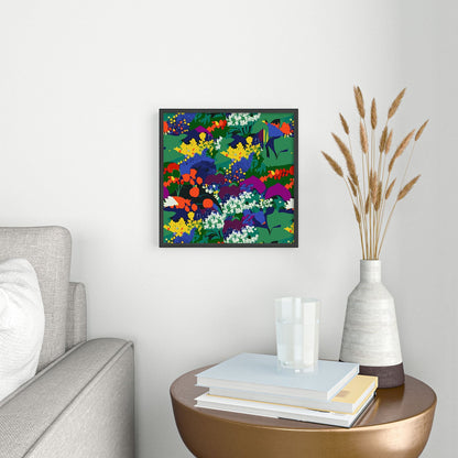 83 Oranges A Beautifully Dark Mind Square Metal Framed Art Print