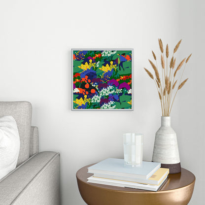 83 Oranges A Beautifully Dark Mind Square Metal Framed Art Print