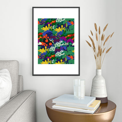 83 Oranges A Beautifully Dark Mind Metal Framed Art Print