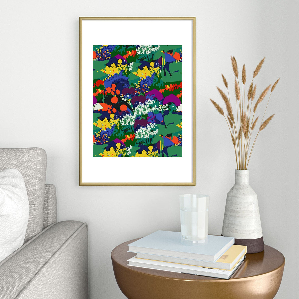 83 Oranges A Beautifully Dark Mind Metal Framed Art Print