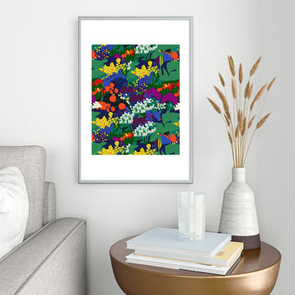 83 Oranges A Beautifully Dark Mind Metal Framed Art Print