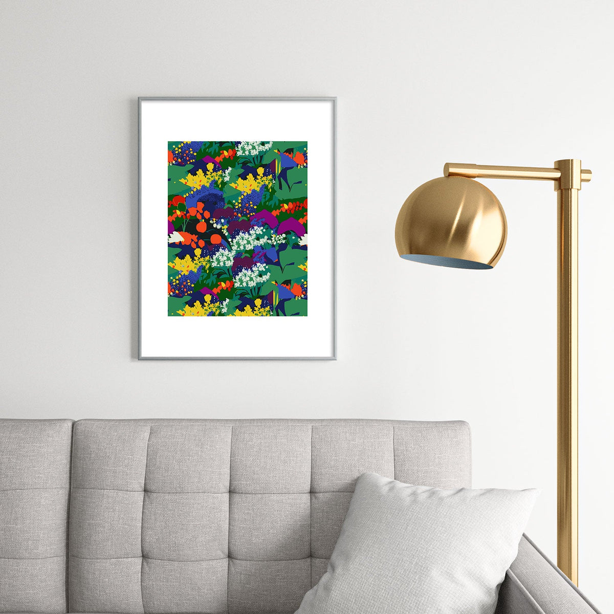 83 Oranges A Beautifully Dark Mind Metal Framed Art Print