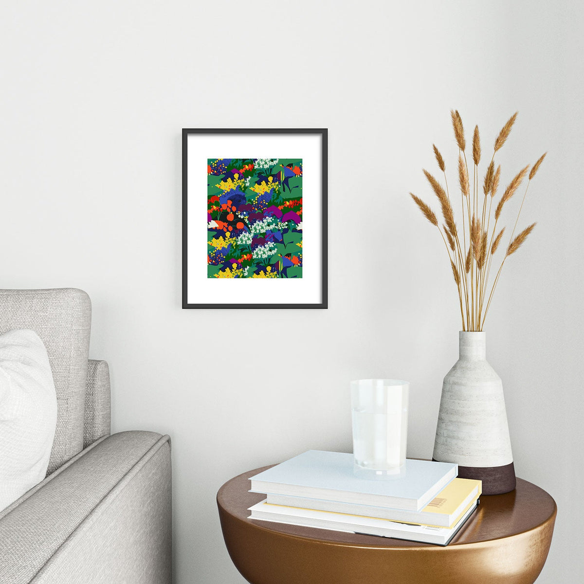 83 Oranges A Beautifully Dark Mind Metal Framed Art Print