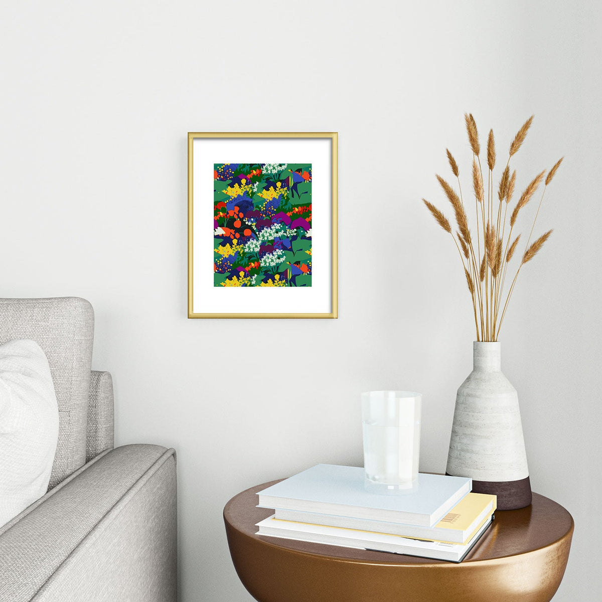 83 Oranges A Beautifully Dark Mind Metal Framed Art Print