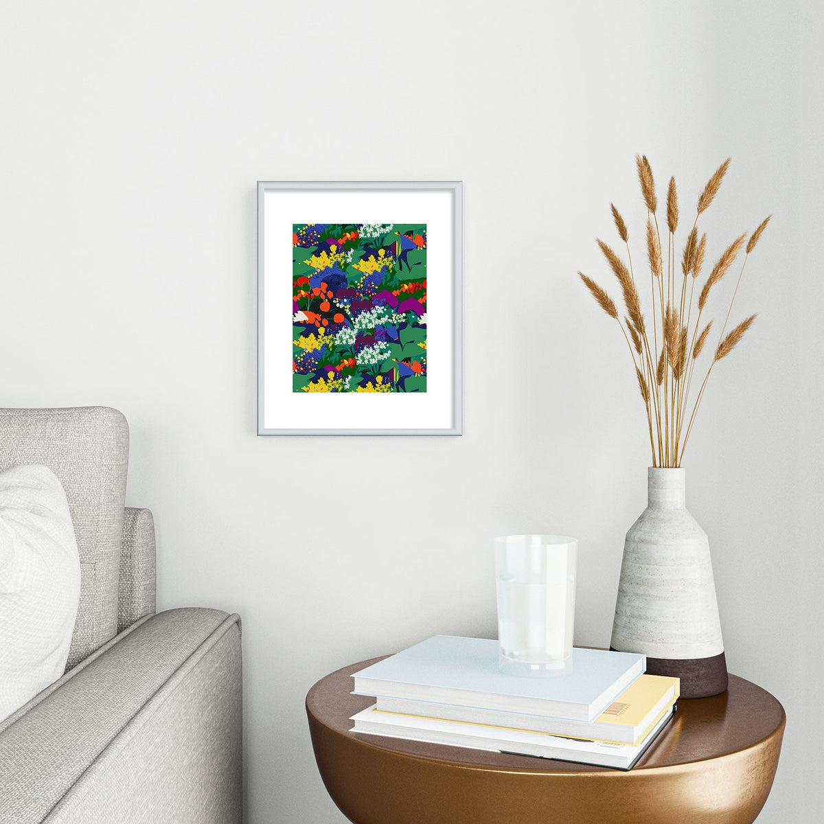 83 Oranges A Beautifully Dark Mind Metal Framed Art Print