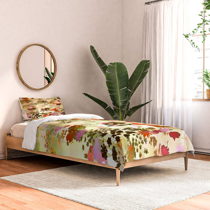 83 Oranges A Sunlit Meadow Comforter