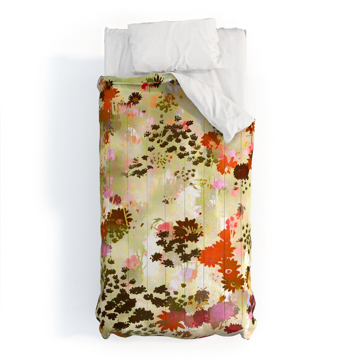 83 Oranges A Sunlit Meadow Comforter