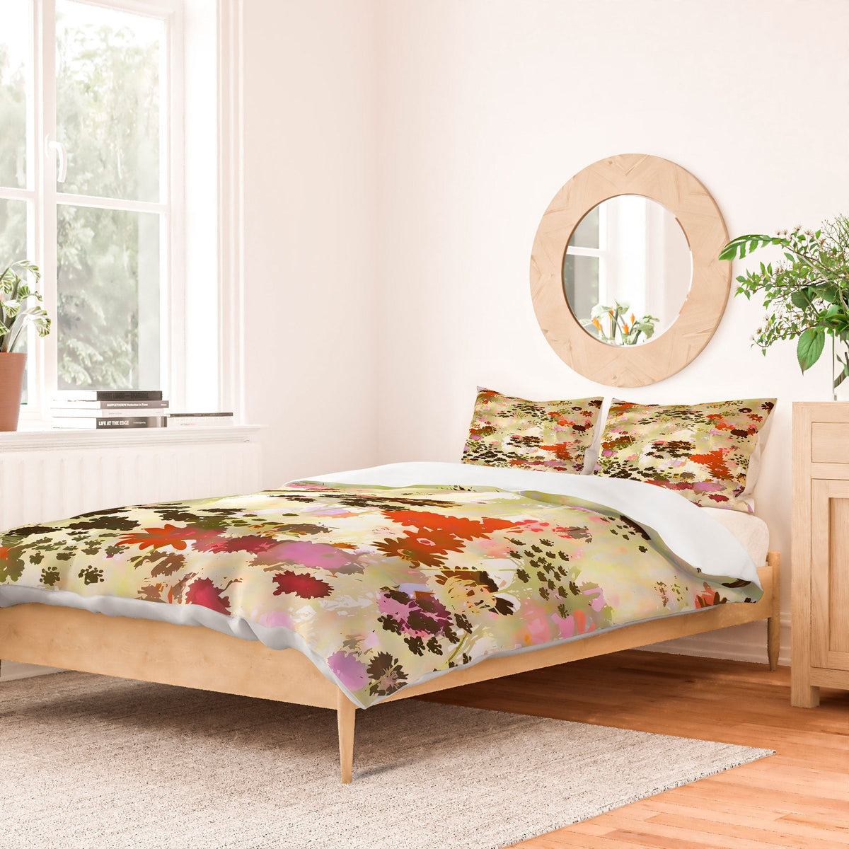 83 Oranges A Sunlit Meadow Duvet Cover