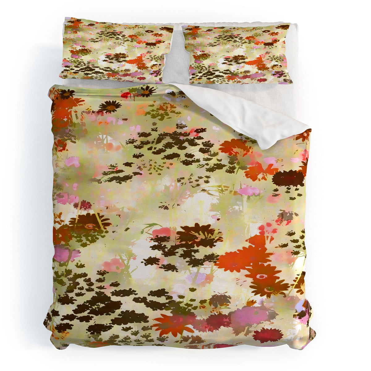 83 Oranges A Sunlit Meadow Duvet Cover