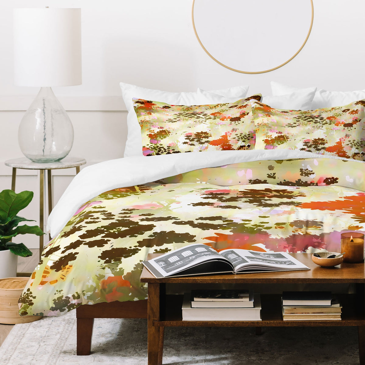 83 Oranges A Sunlit Meadow Duvet Cover