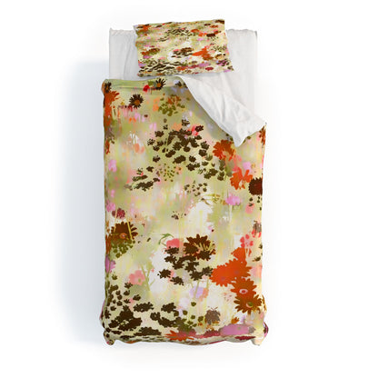 83 Oranges A Sunlit Meadow Duvet Cover
