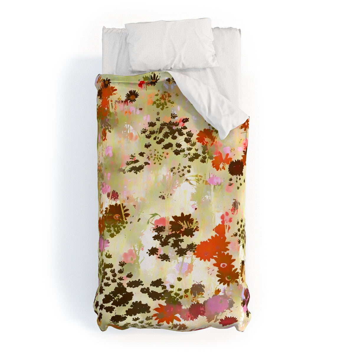 83 Oranges A Sunlit Meadow Duvet Cover