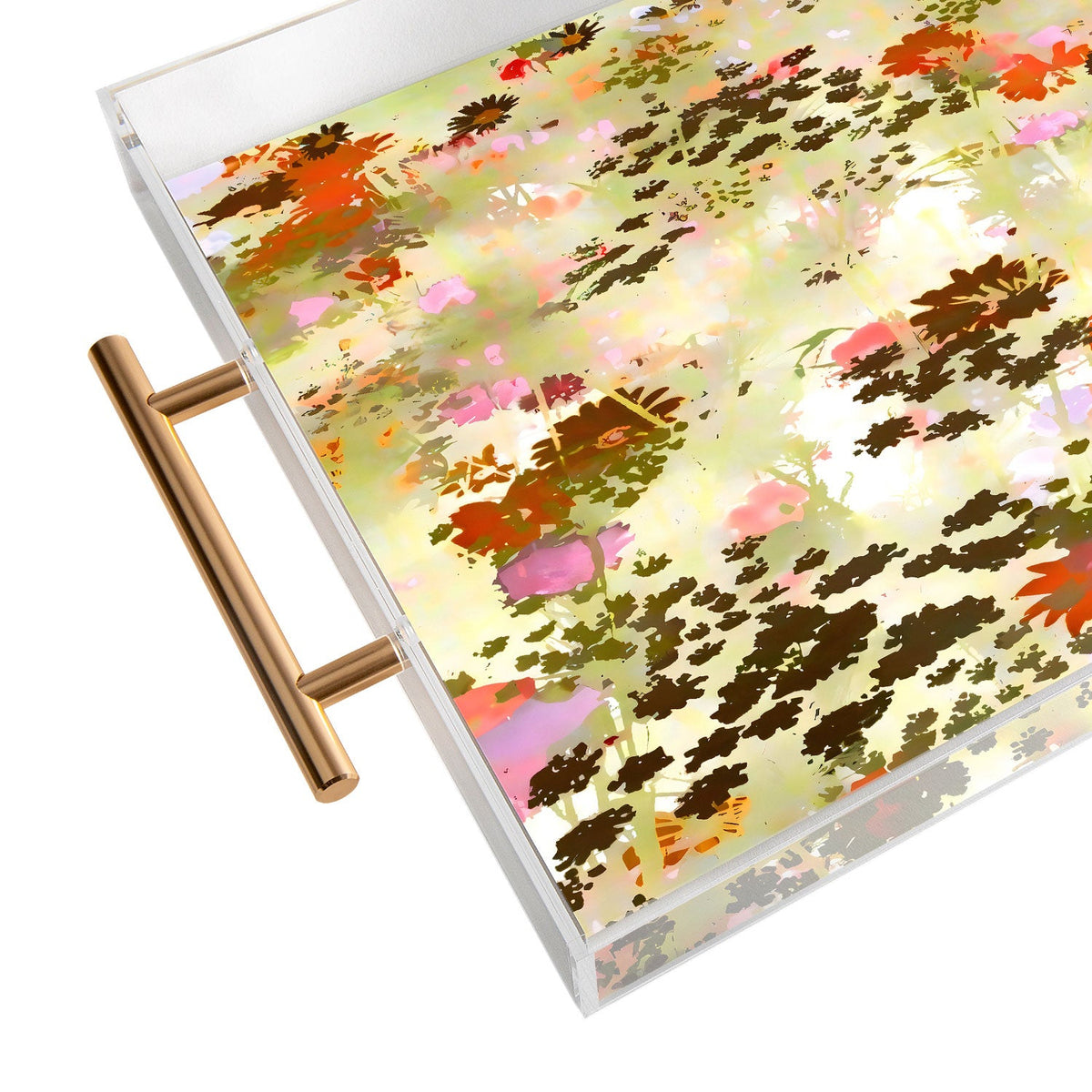 83 Oranges A Sunlit Meadow Acrylic Tray