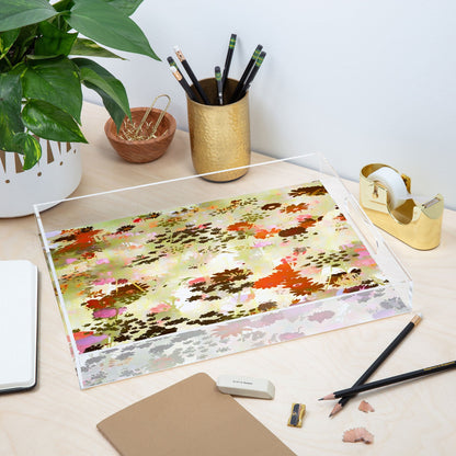 83 Oranges A Sunlit Meadow Acrylic Tray