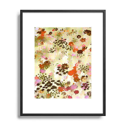 83 Oranges A Sunlit Meadow Metal Framed Art Print