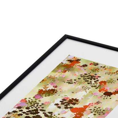 83 Oranges A Sunlit Meadow Metal Framed Art Print