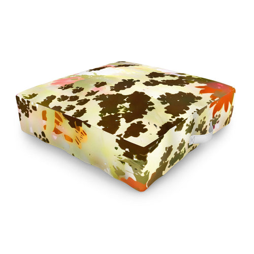 83 Oranges A Sunlit Meadow Outdoor Floor Cushion