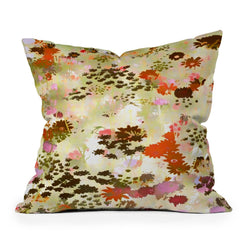 83 Oranges A Sunlit Meadow Outdoor Throw Pillow