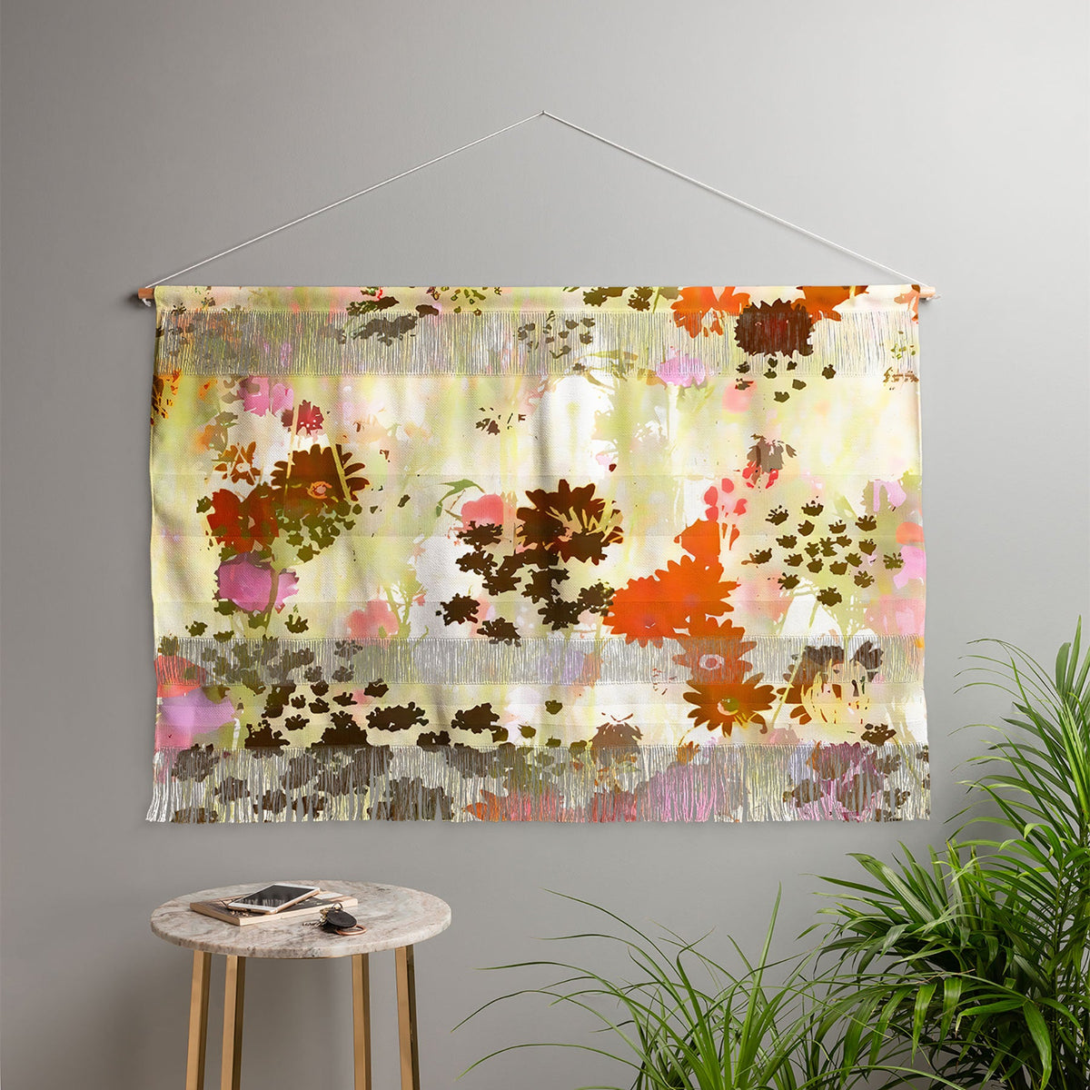 83 Oranges A Sunlit Meadow Wall Hanging Landscape