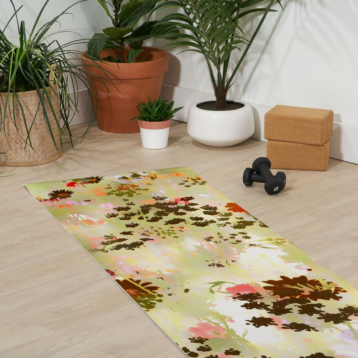 83 Oranges A Sunlit Meadow Yoga Mat