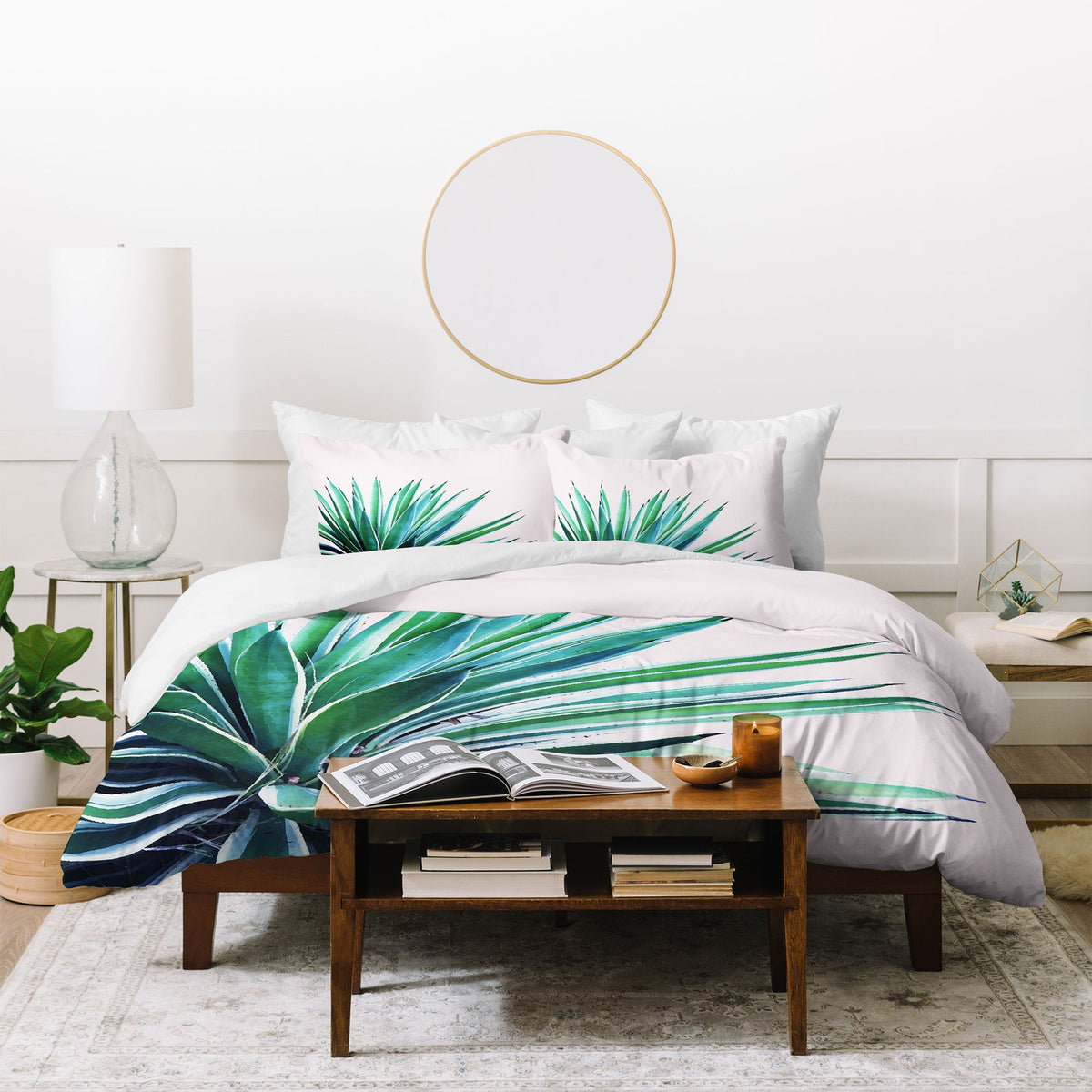 83 Oranges Agave Love Duvet Cover