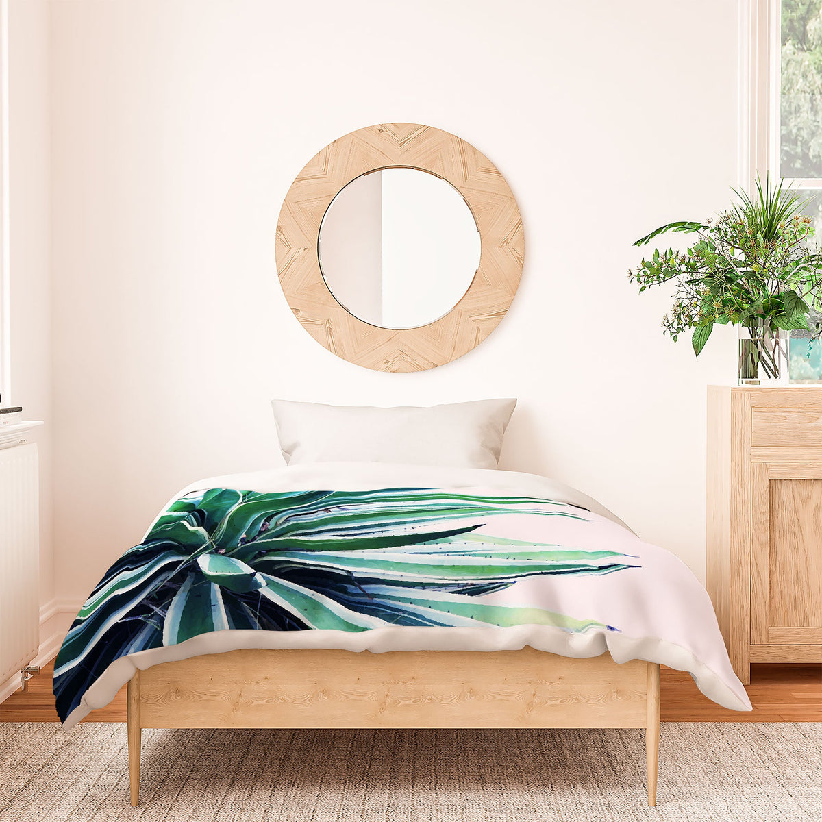 83 Oranges Agave Love Duvet Cover