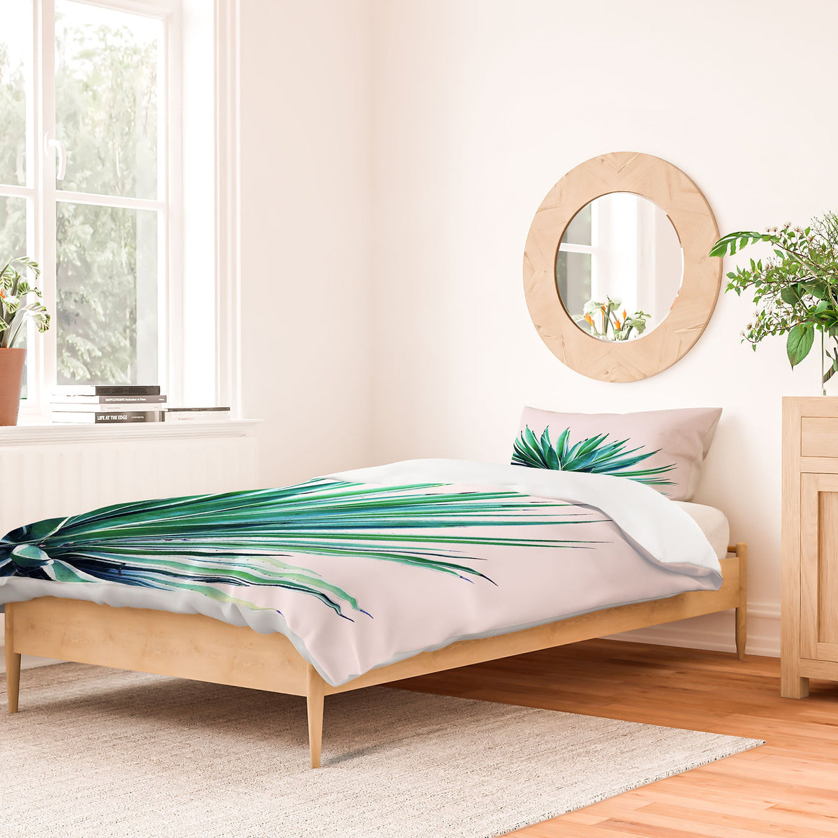 83 Oranges Agave Love Duvet Cover