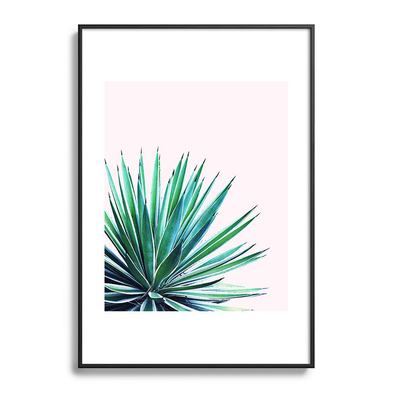 83 Oranges Agave Love Metal Framed Art Print