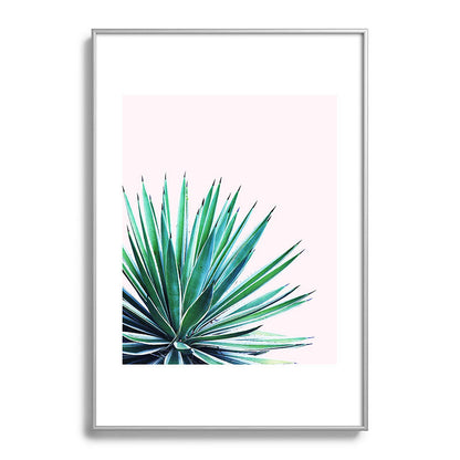 83 Oranges Agave Love Metal Framed Art Print