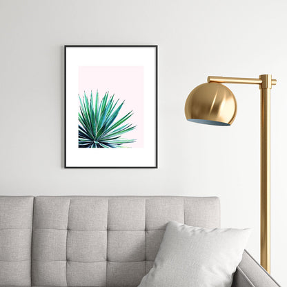 83 Oranges Agave Love Metal Framed Art Print